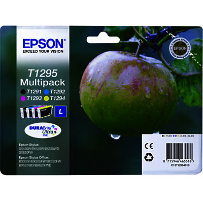 Epson Apple T1295 Inkjet Cartridge Multipack Epson Apple T1295 Inkjet Cartridge Multipack